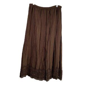 CHICO'S Maxi Broomstick Skirt - Size S